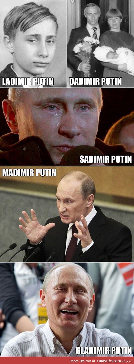 Different versions of putin