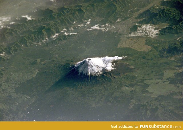 Mt. Fuji from space