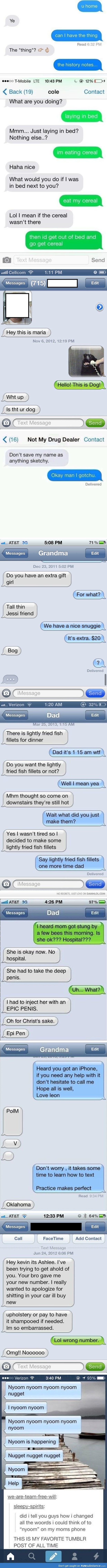 Funny texts