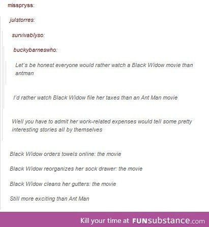 Yes, when will she get a movie