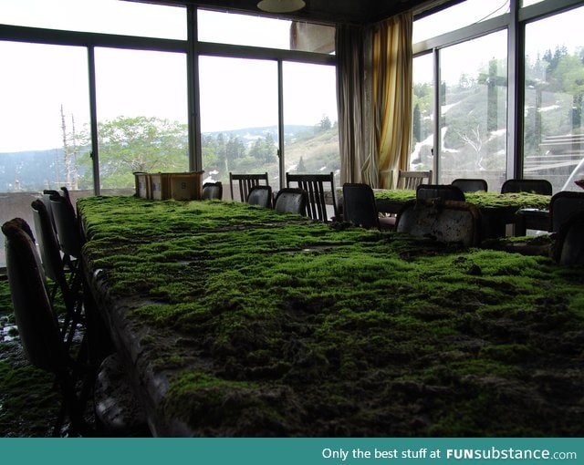 Abandoned hotel in Japan