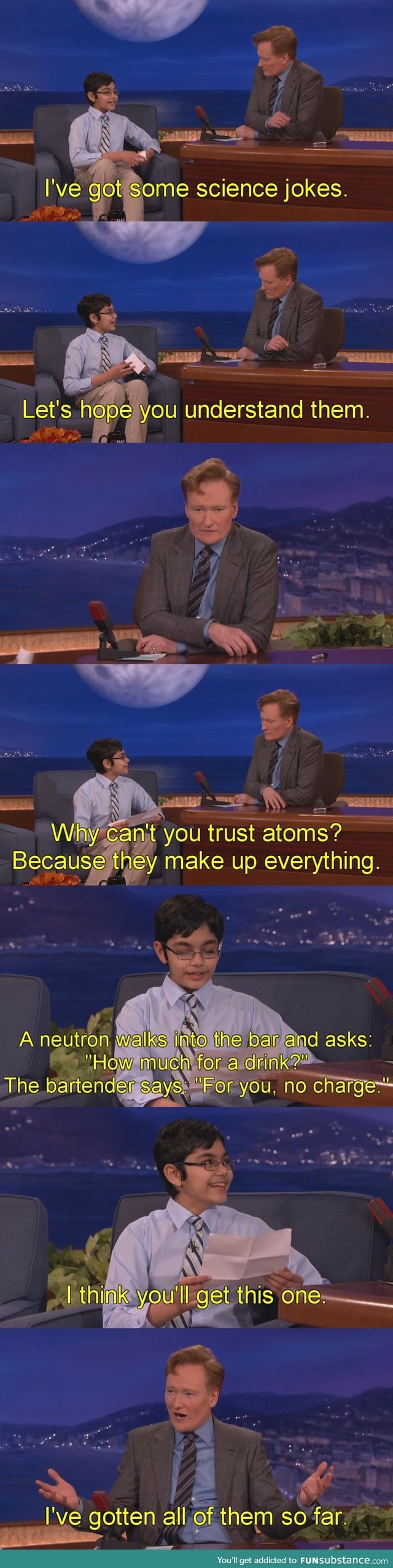 Conan gets science jokes