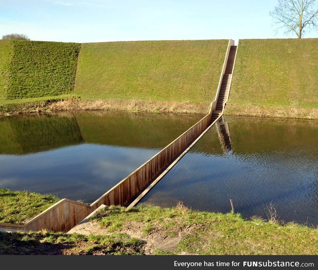 Moses Bridge in the Netherlands