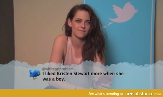 Celebrities read mean tweets