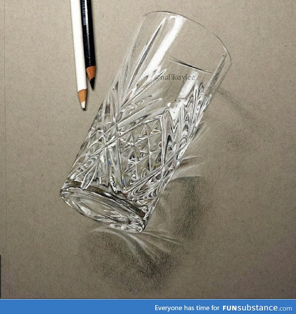 "Glass", nalikaylee, color drawing, 2015