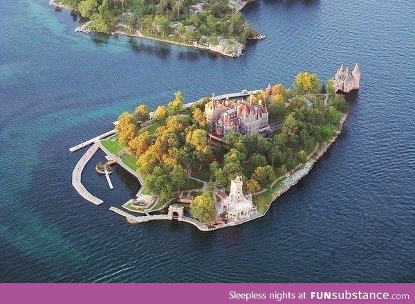 Mansion on one of 1000 islands