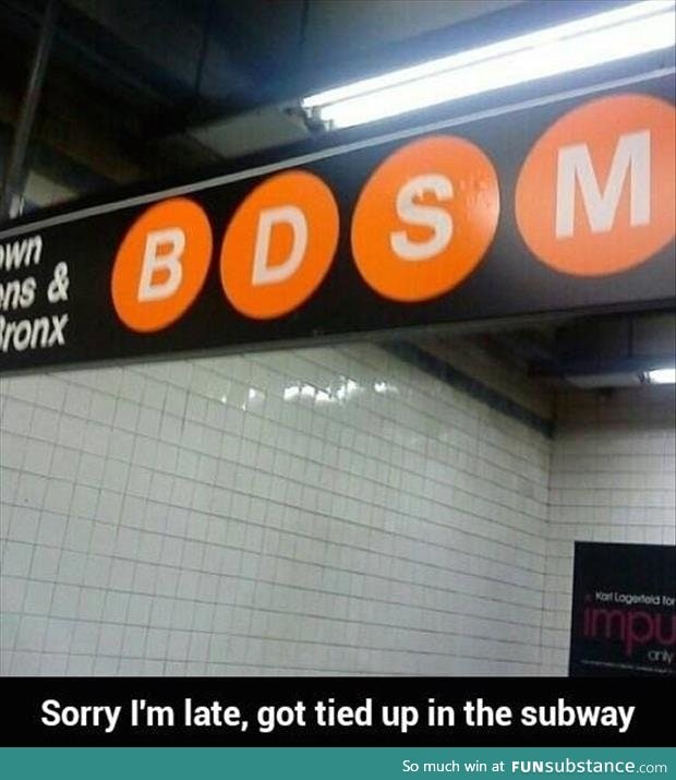 50 shades of subway