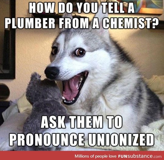 Plumber vs. Chemist