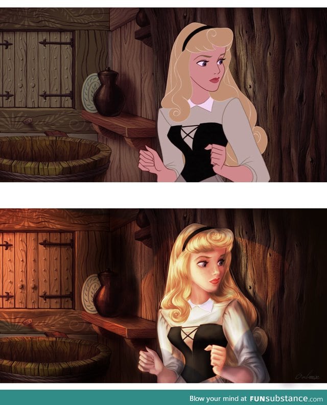 Disney paintover