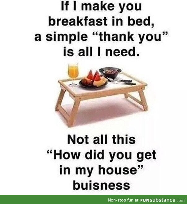 Breakfast in Bed