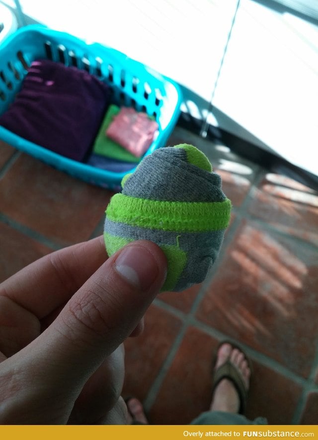 The size of my wifes socks never ceases to amaze me