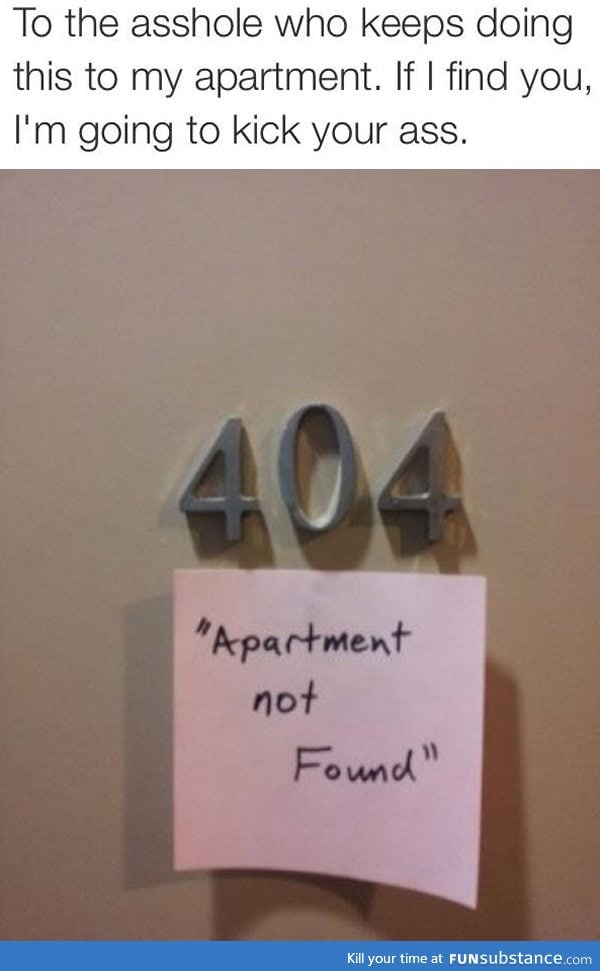 404 apartment not found