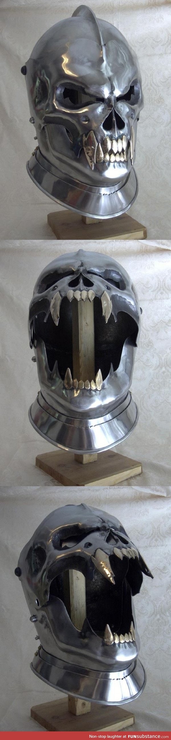 The most METAL helmet of helmets...