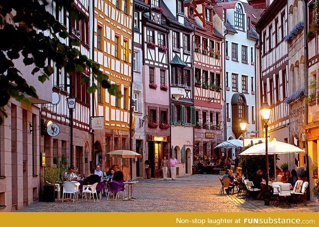 Cozy villages like this dot all over Germany