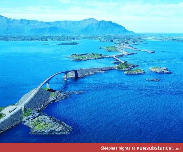 The atlantic ocean road, norway