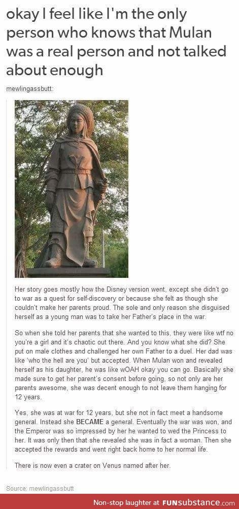 History about Mulan