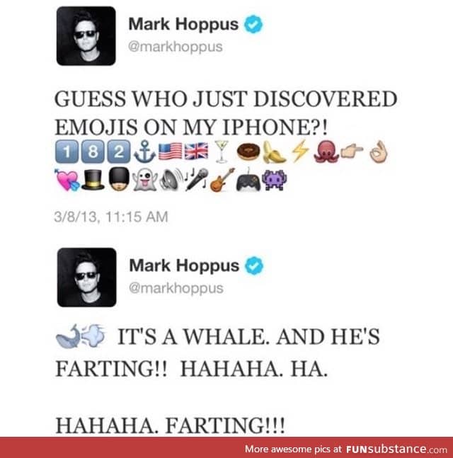 Mark Hoppus is literally a 12 year-old