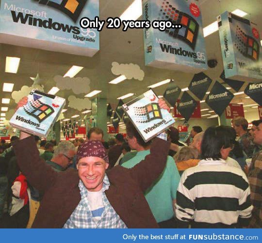 Back when windows 95 was reason for celebration