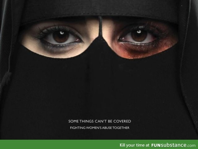 The first women's abuse ad to ever run in Saudi Arabia