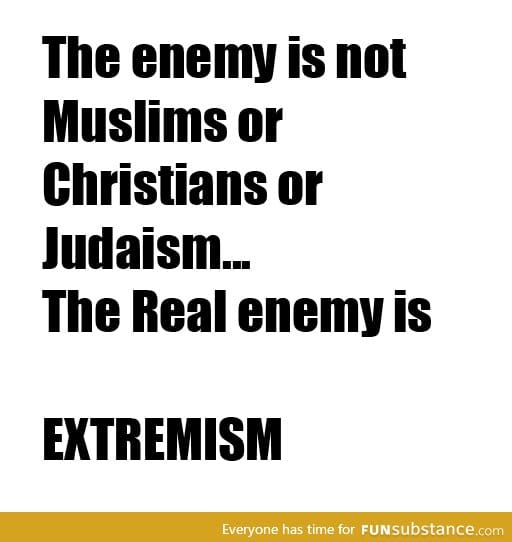 Religious extremists aren't religious