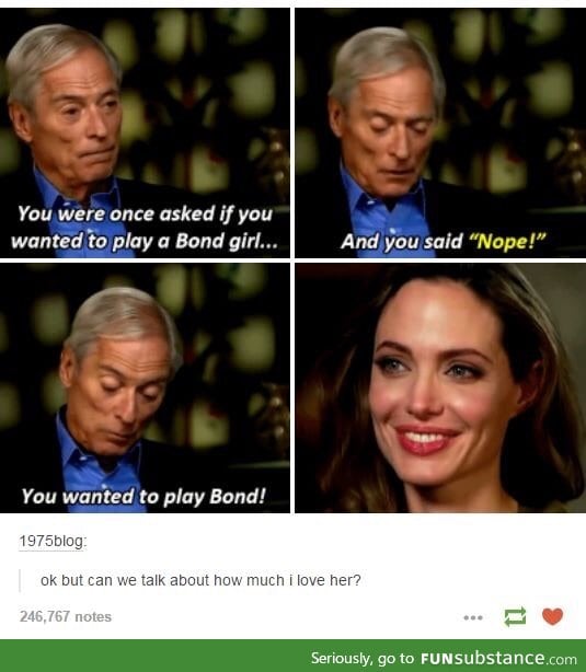 Angelina is amazing