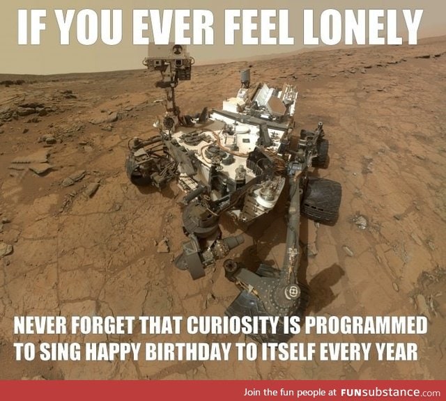 I really feel bad for curiosity