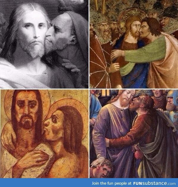 I think Judas's biggest crime was never understanding personal space