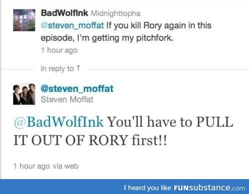 Moffat don't take any shit