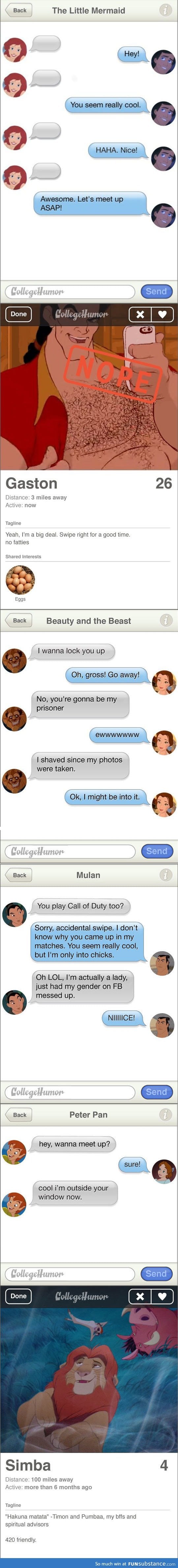 Disney on Tinder