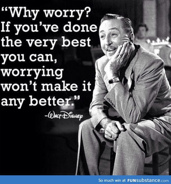 Why worry??