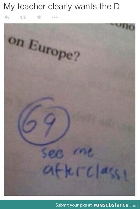 Teacher be givin hints