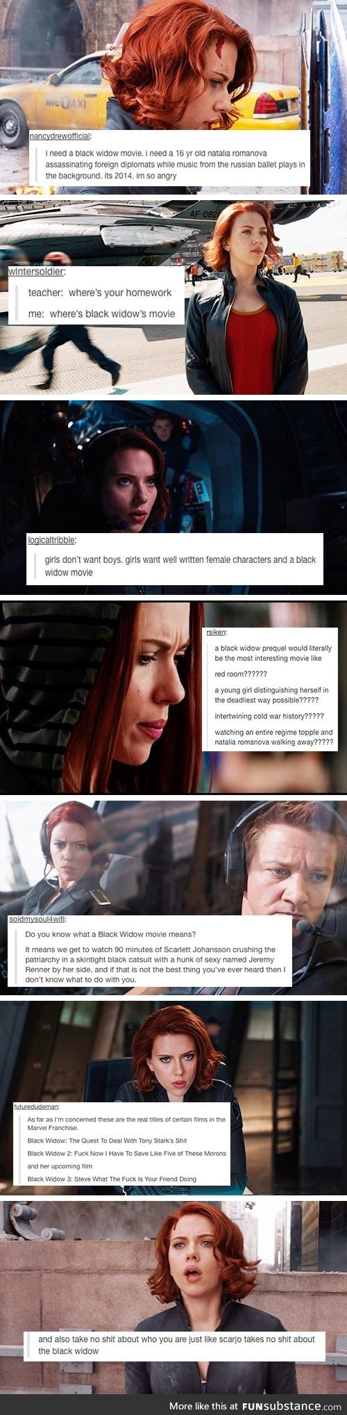 A Black Widow Movie