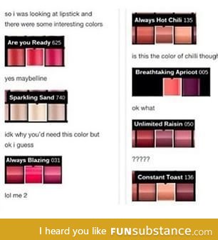 Dream job: Naming colors for cosmetics