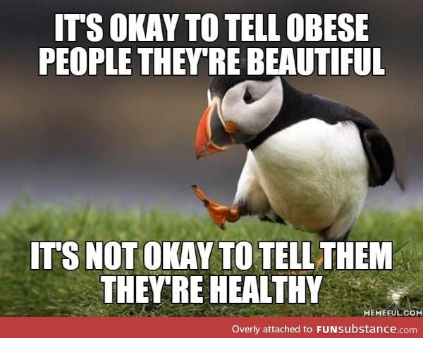 Beauty is a social concept - health isn't