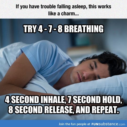 Try this to help you sleep faster