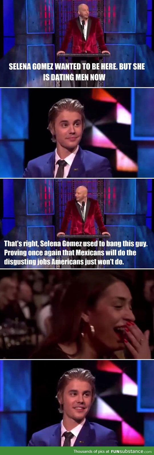 Jeff ross roasted bieber like a chicken