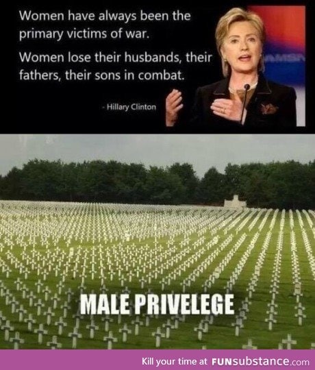 Oh, that male privilege of mine!