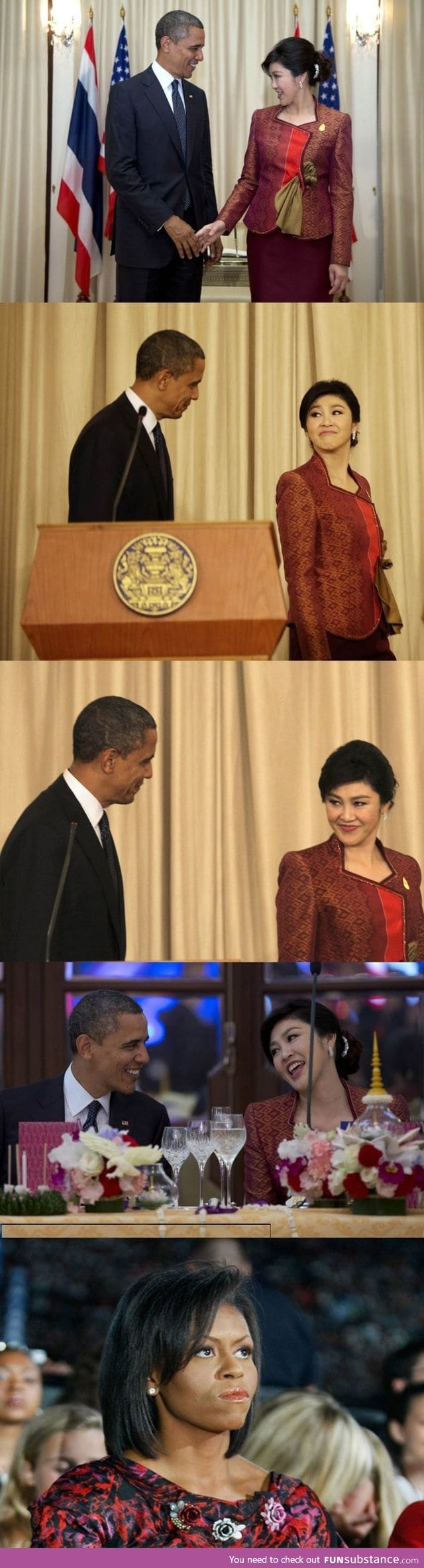 Obama and Thailand's prime minister