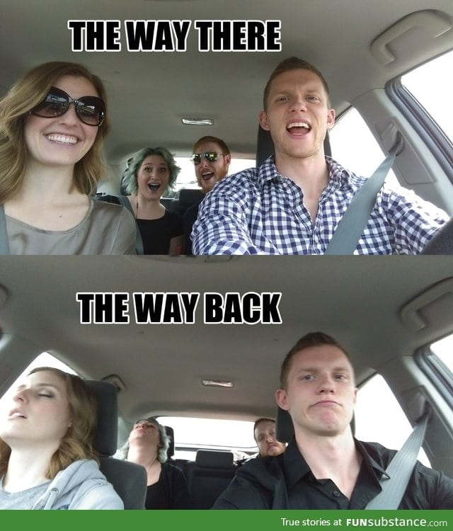 Roadtrips in a nutshell