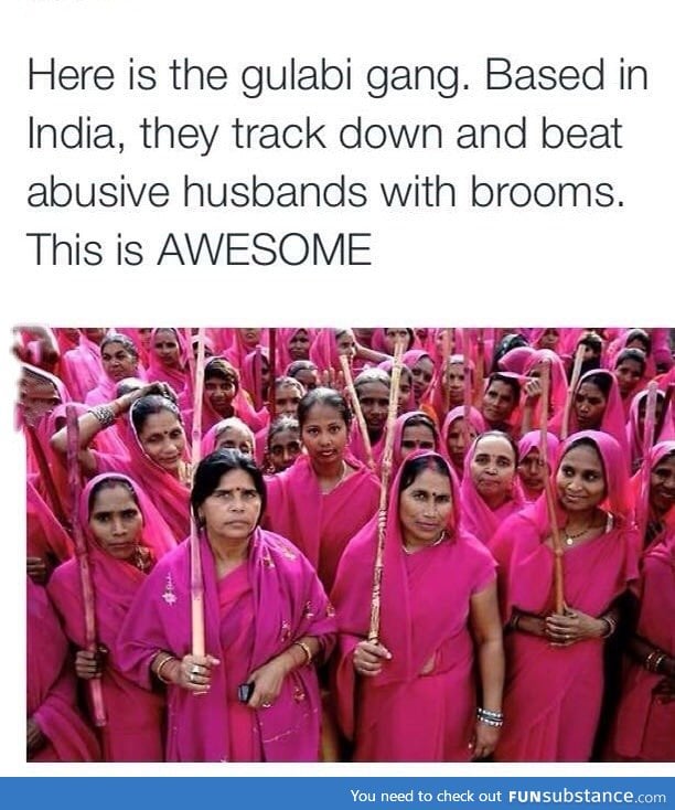 "The Gulabi (pink) Gang"