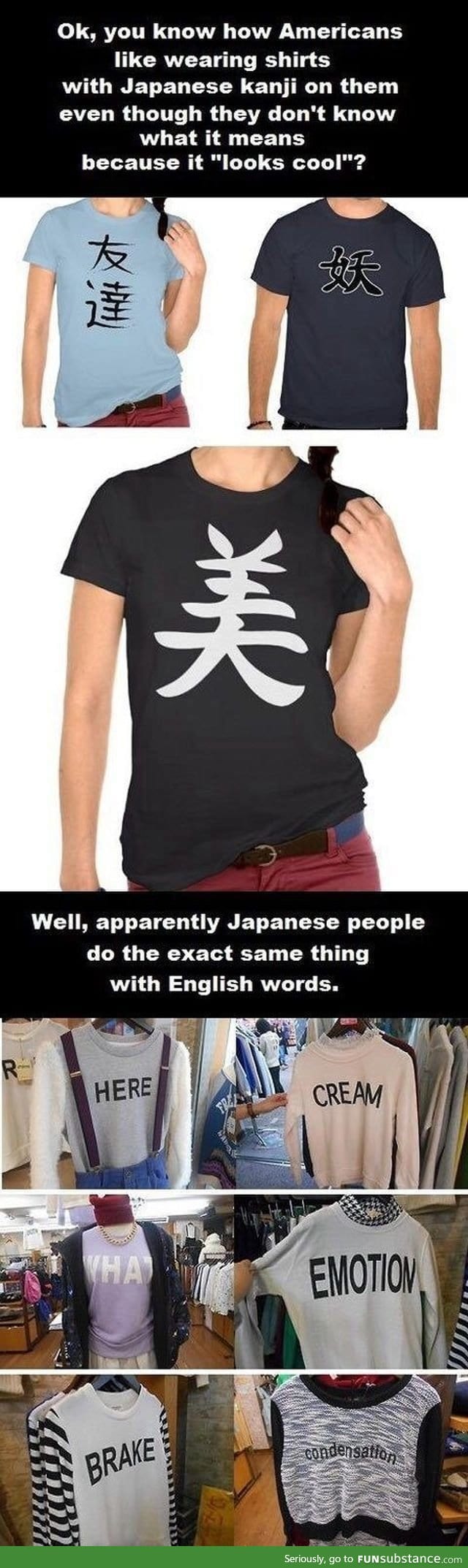 English t-shirts