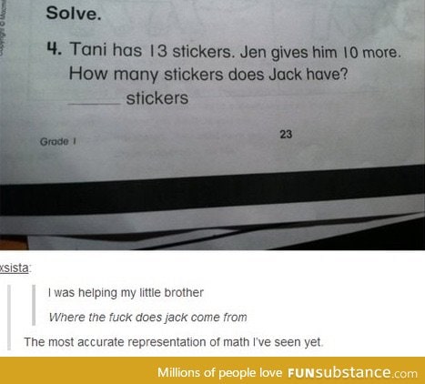 I'm not a therapist math stop making me solve your problems