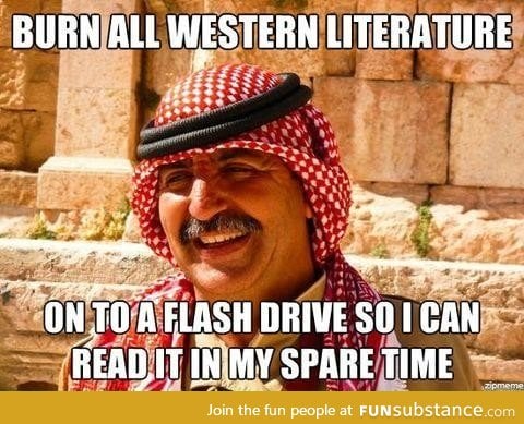 Burn western literature