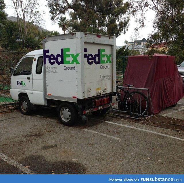 The FedEx Truck on Catalina Island is Adorable