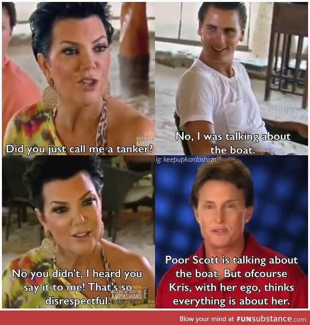 Basically the plot of KUWTK