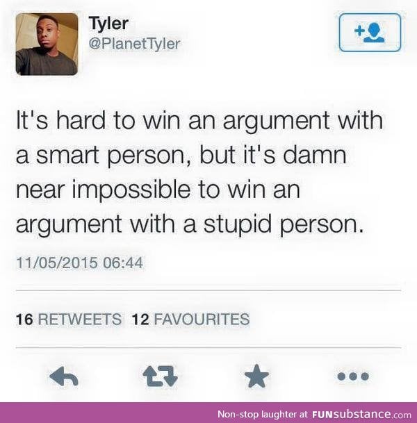 Winning an argument