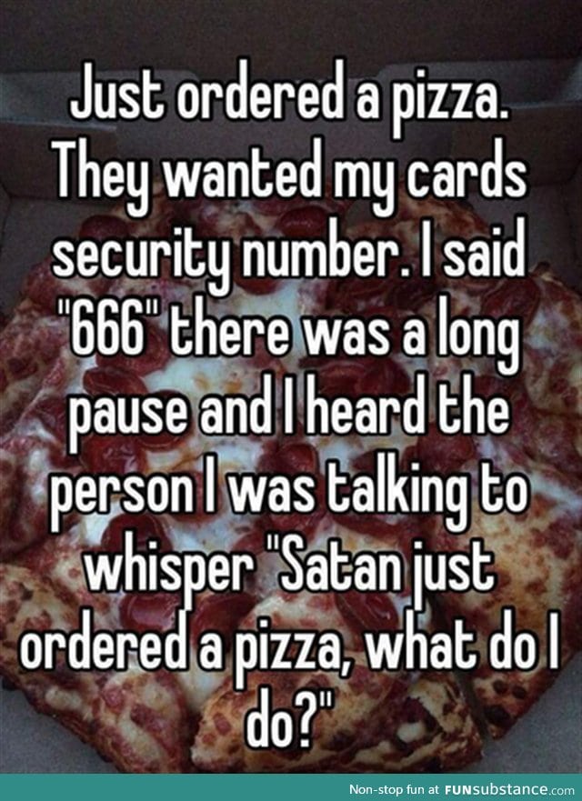 Pizza order