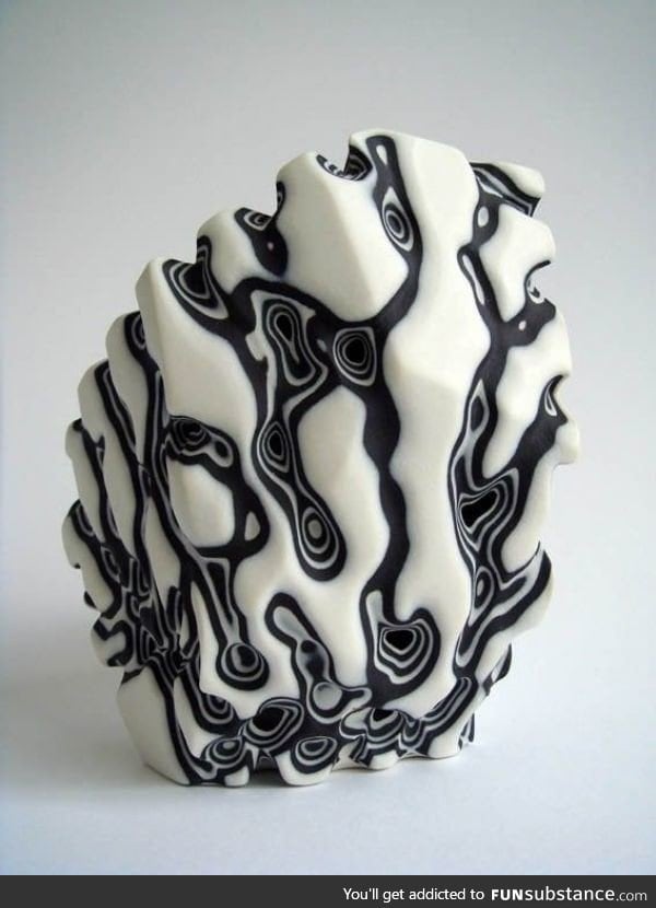 Sand blasted porcelain