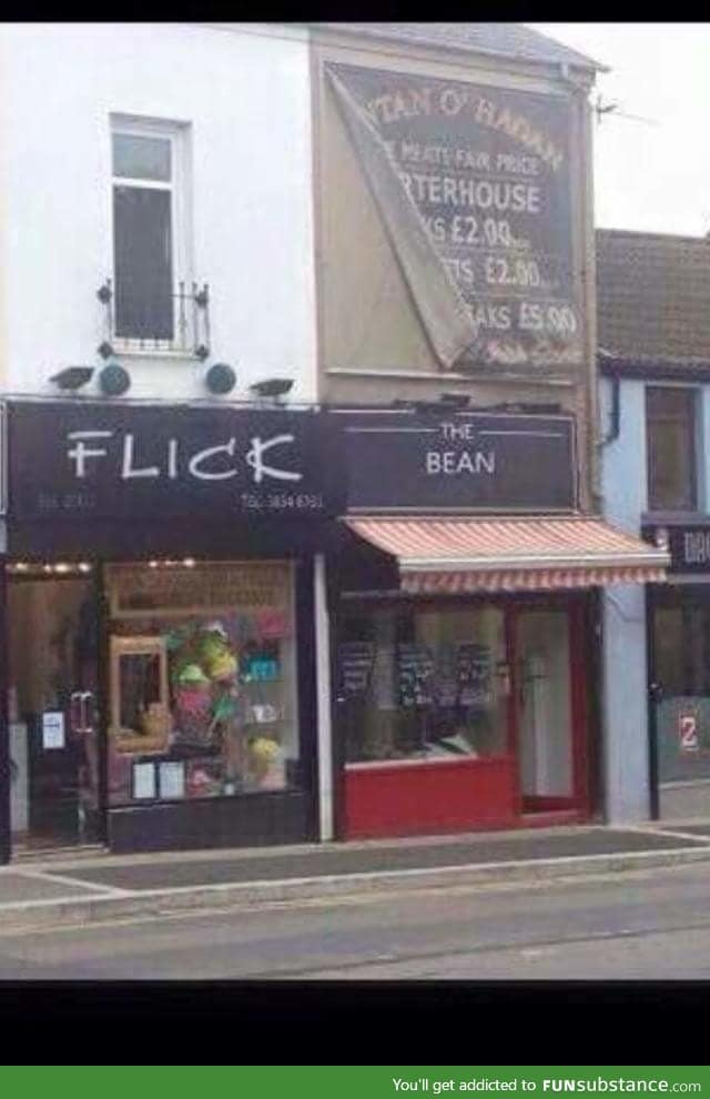 Not sure if these two shops should have set up next to each other