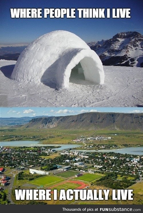 When I say I'm from Iceland